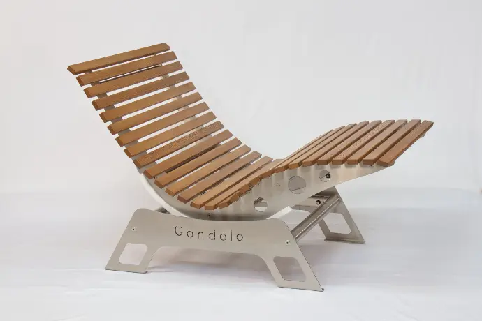 Gondolo Doppelliege (Esche, A2 Edelstahl)
